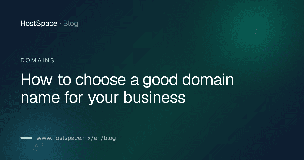 Article cover: How to choose a good domain name for your business