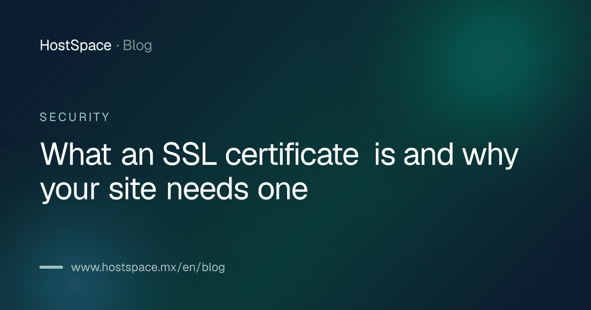 Article cover: What an SSL certificate is and why your site needs one